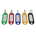 Key Hanger Standard with Fob Label Assorted [Pack 20]